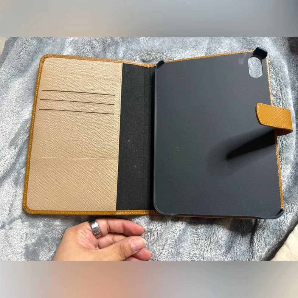 Story Leather custom iPad mini case